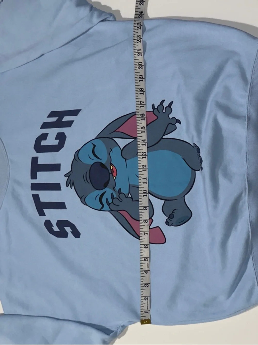 Disney Light Blue Stitch Pullover Sweatshirt
